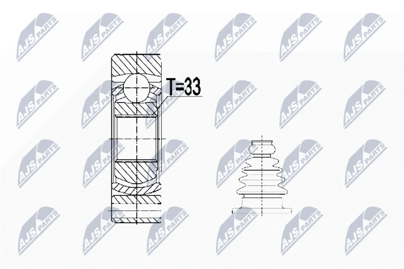 Joint Kit, drive shaft NTY NPW-WW-074
