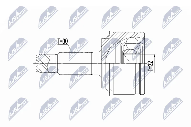 Joint Kit, drive shaft NTY NPZ-HD-066