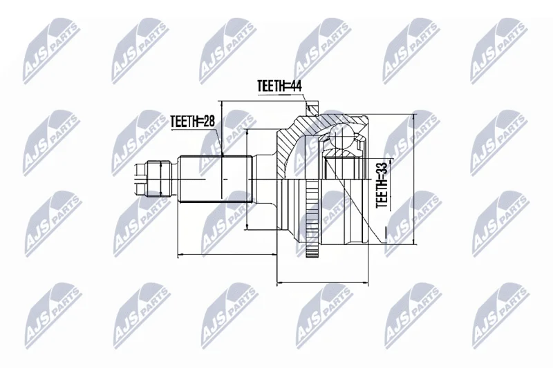 Joint Kit, drive shaft NTY NPZ-MZ-054