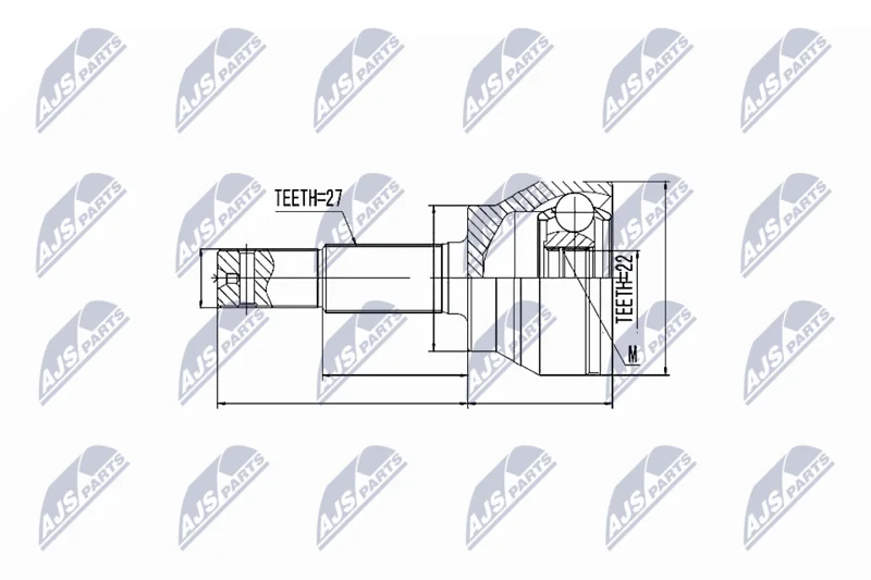 Joint Kit, drive shaft NTY NPZ-NS-083
