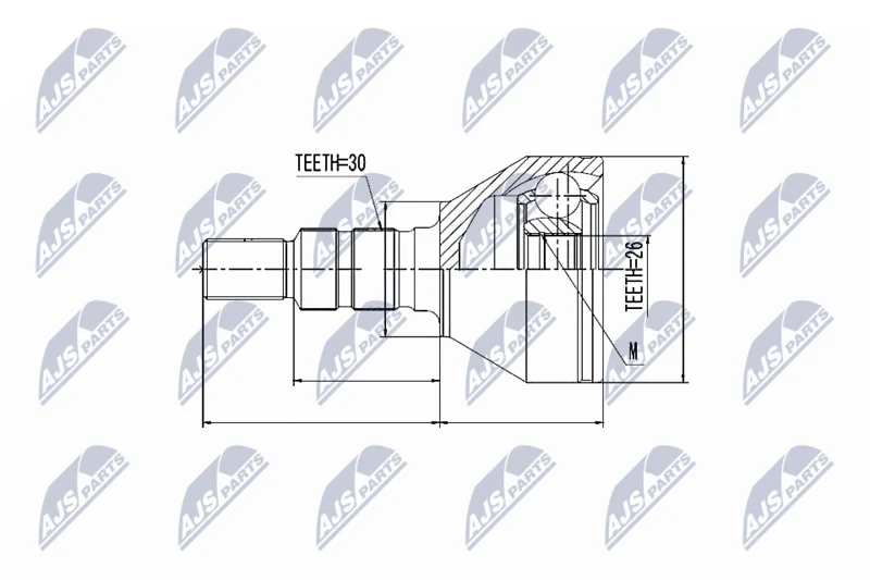 Joint Kit, drive shaft NTY NPZ-PL-028