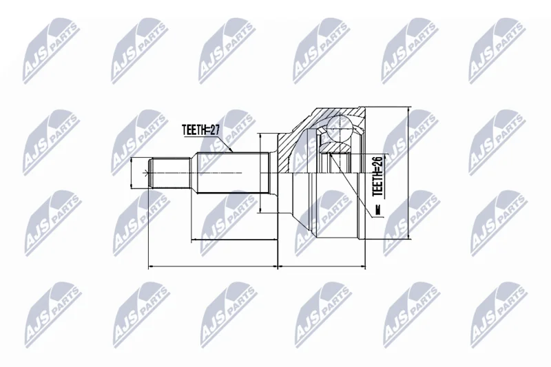 Joint Kit, drive shaft NTY NPZ-RE-014