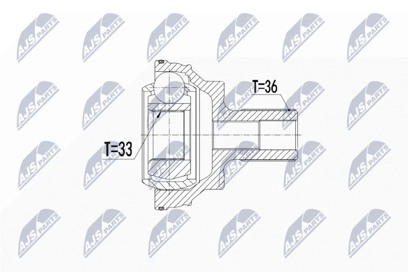 Joint Kit, drive shaft NTY NPZ-WW-047