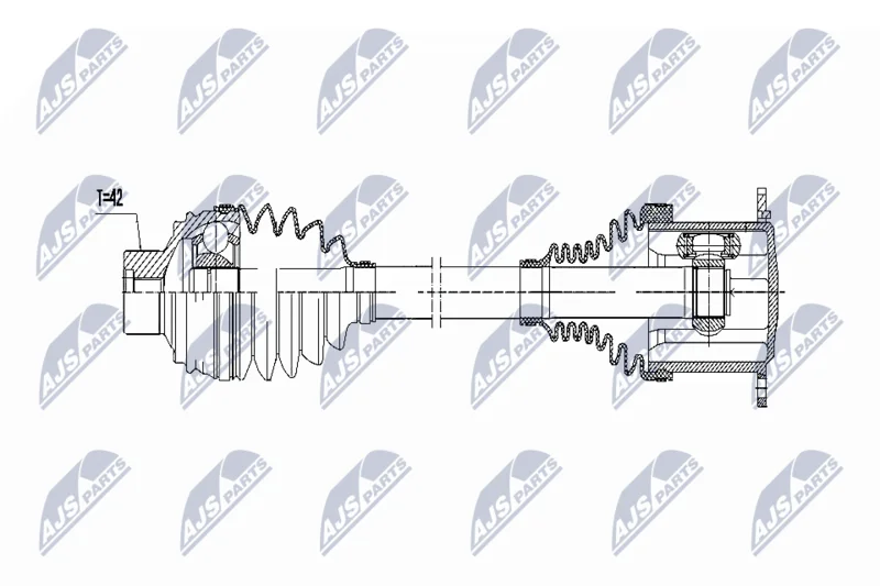 Drive Shaft NTY NPW-AU-009