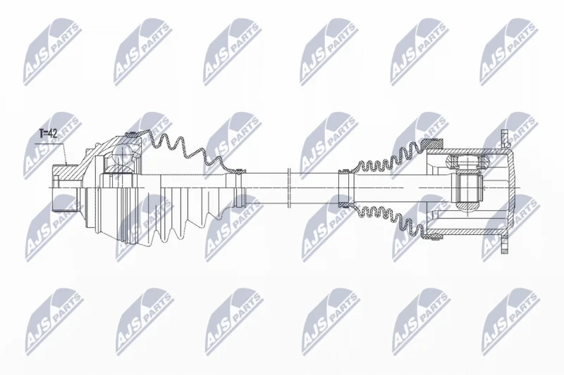 Drive Shaft NTY NPW-AU-013