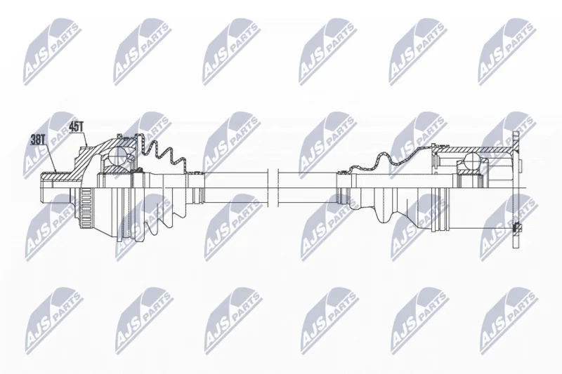 Drive Shaft NTY NPW-AU-015