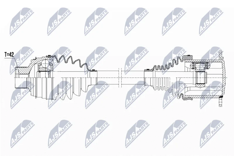 Drive Shaft NTY NPW-AU-053