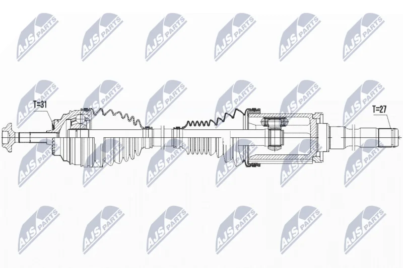 Drive Shaft NTY NPW-BM-027