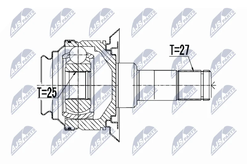 Joint Kit, drive shaft NTY NPW-BM-070