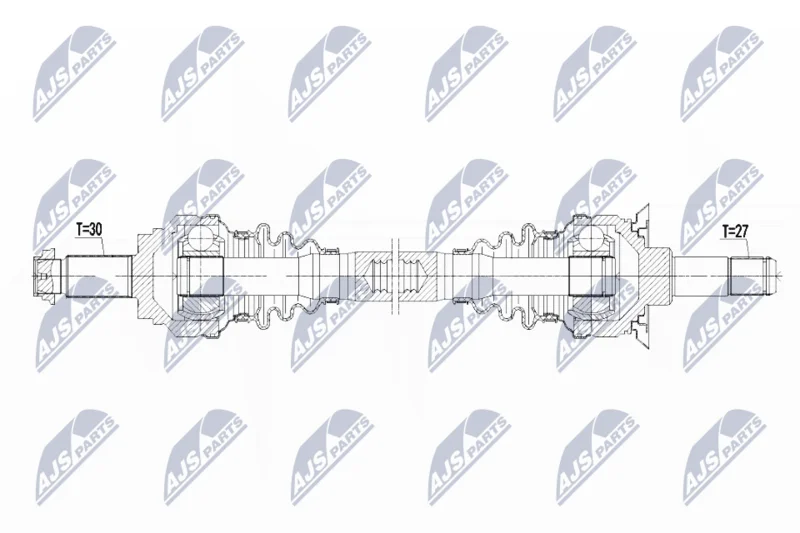 Drive Shaft NTY NPW-BM-101