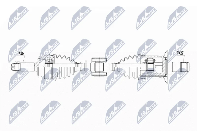 Hnací hriadeľ NTY NPW-BM-103