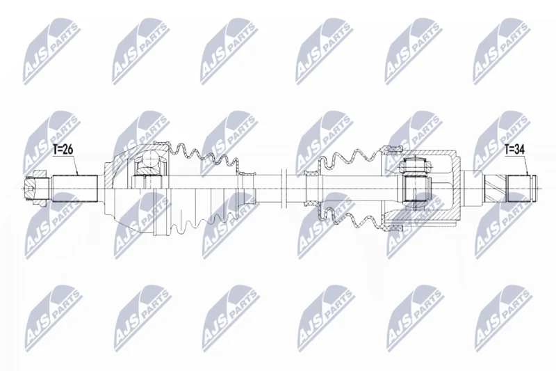 Drive Shaft NTY NPW-BM-125