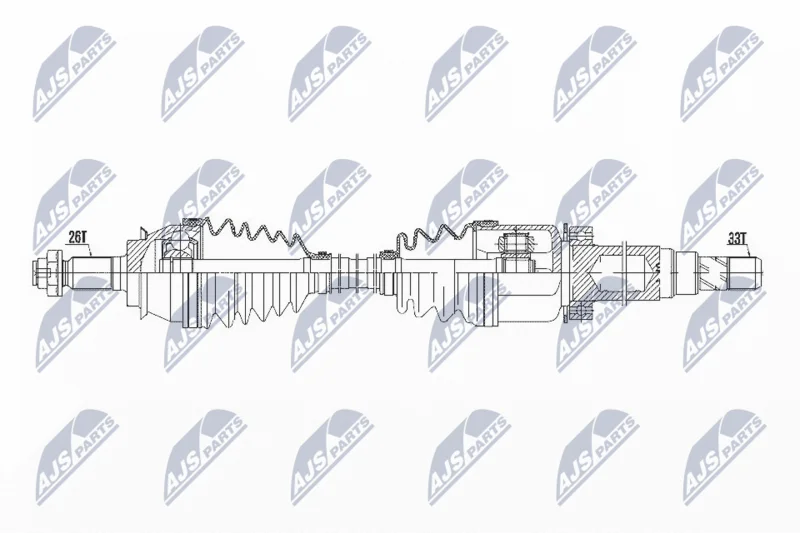Hnací hriadeľ NTY NPW-BM-131