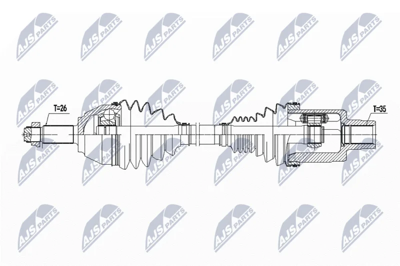 Drive Shaft NTY NPW-BM-135