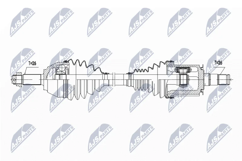 Drive Shaft NTY NPW-BM-143