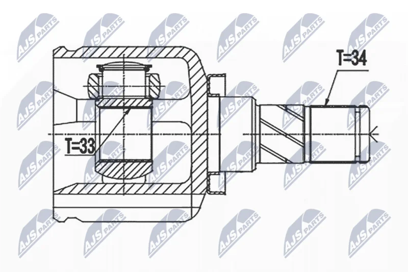 Joint Kit, drive shaft NTY NPW-BM-144