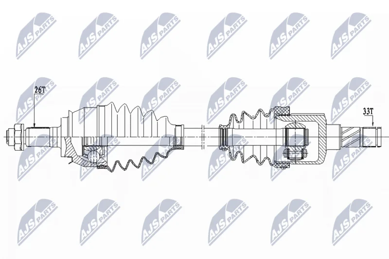 Drive Shaft NTY NPW-BM-155