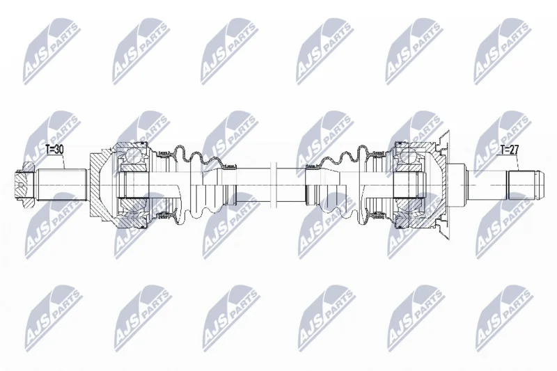 Drive Shaft NTY NPW-BM-160