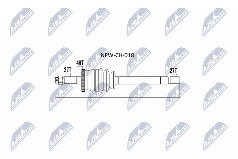 Hnací hriadeľ NTY NPW-CH-018