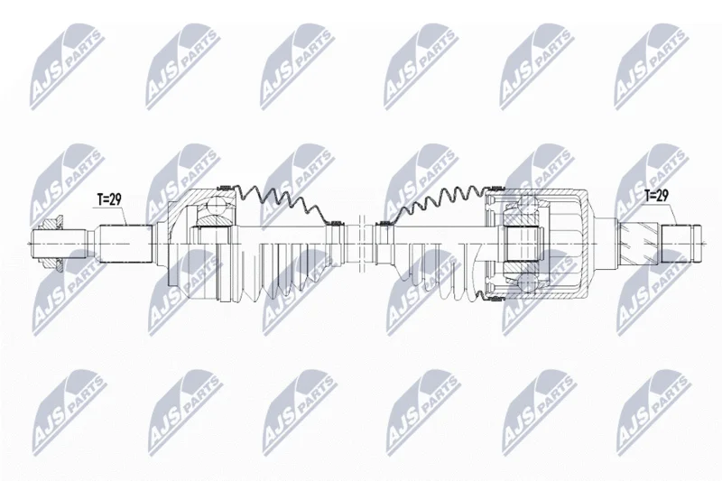 Drive Shaft NTY NPW-CH-068