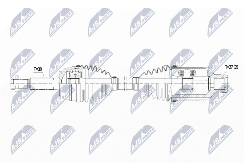 Drive Shaft NTY NPW-CH-082