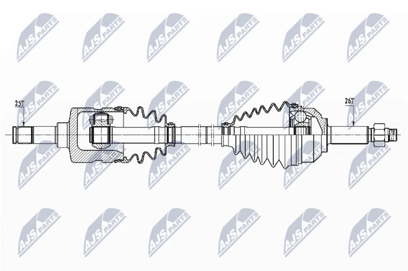 Drive Shaft NTY NPW-CH-104