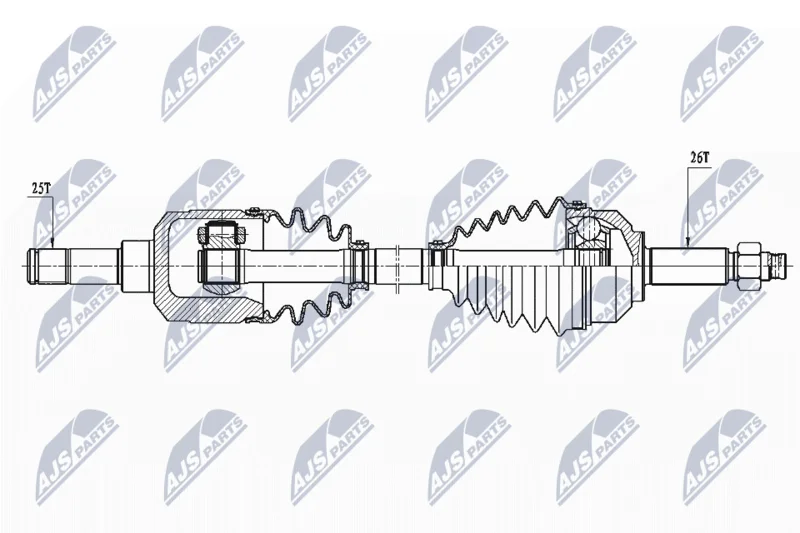 Drive Shaft NTY NPW-CH-106