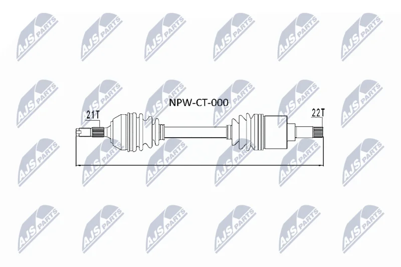Drive Shaft NTY NPW-CT-000