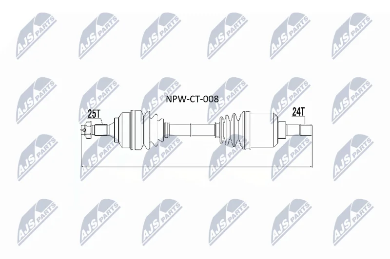 Drive Shaft NTY NPW-CT-008