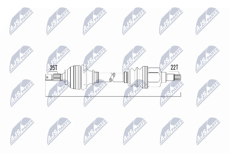 Hnací hriadeľ NTY NPW-CT-010