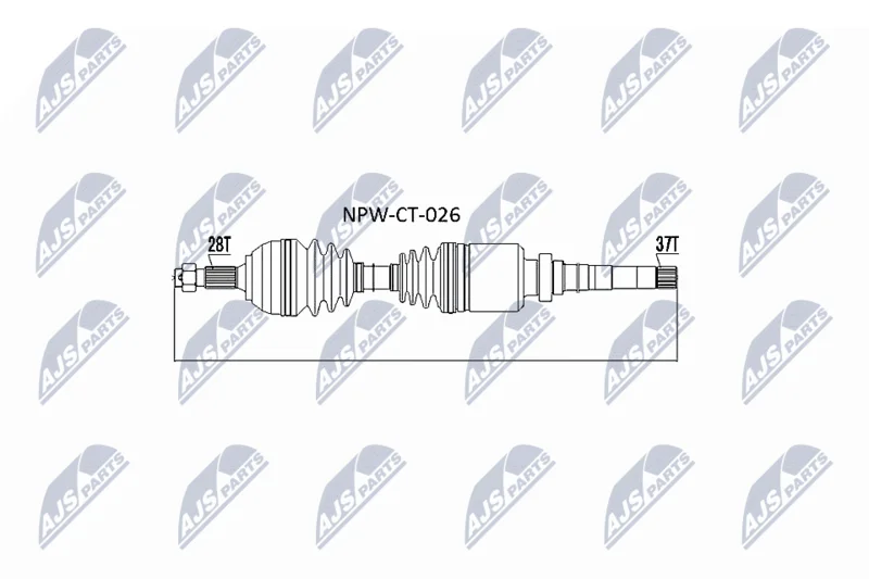 Hnací hriadeľ NTY NPW-CT-026