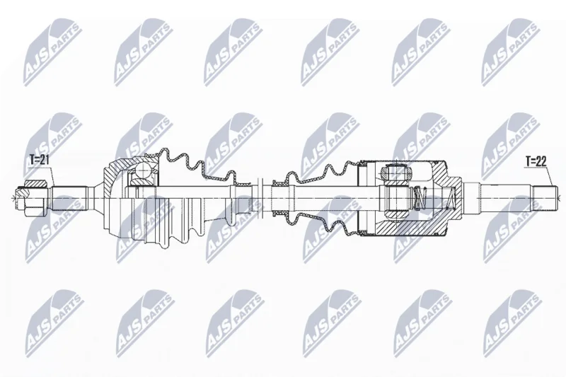 Hnací hriadeľ NTY NPW-CT-067