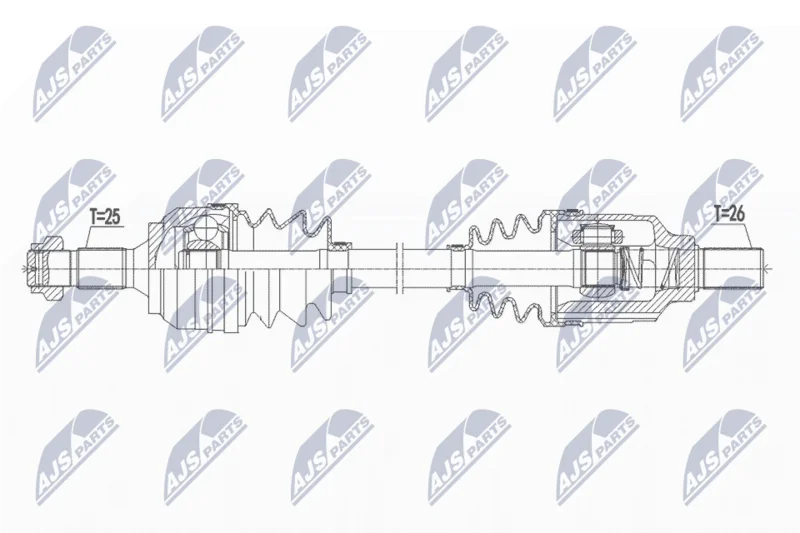 Hnací hriadeľ NTY NPW-CT-087