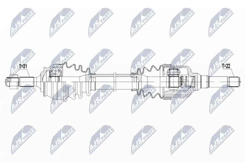 Drive Shaft NTY NPW-CT-095