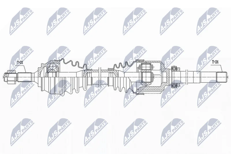 Hnací hriadeľ NTY NPW-CT-135