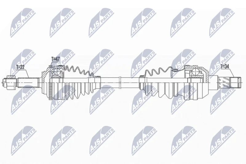 Drive Shaft NTY NPW-DW-039