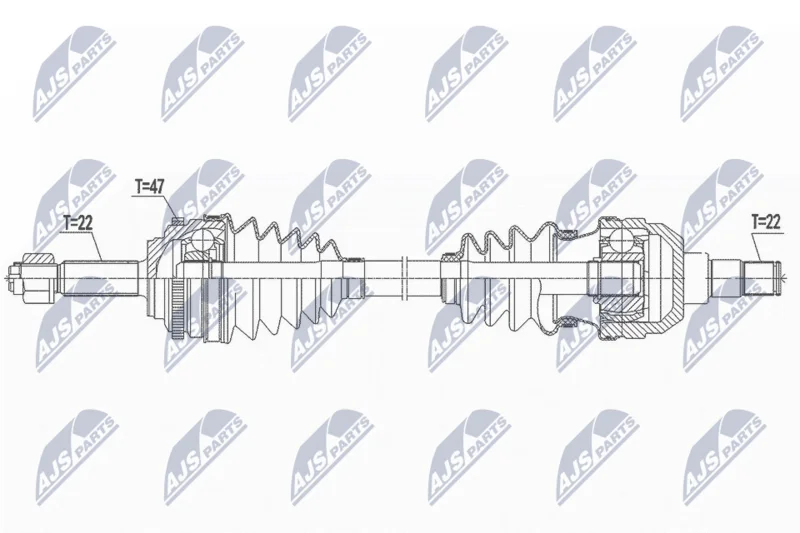 Drive Shaft NTY NPW-DW-043