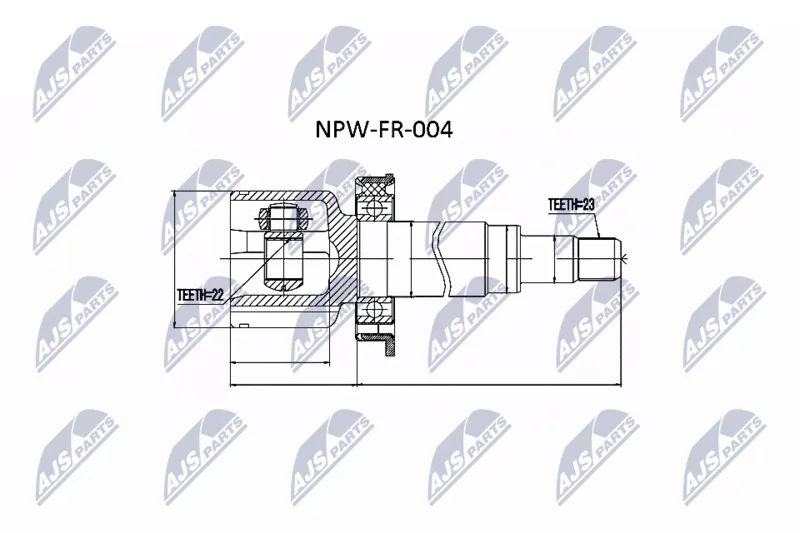 Joint Kit, drive shaft NTY NPW-FR-004