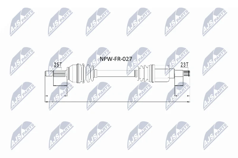 Drive Shaft NTY NPW-FR-027