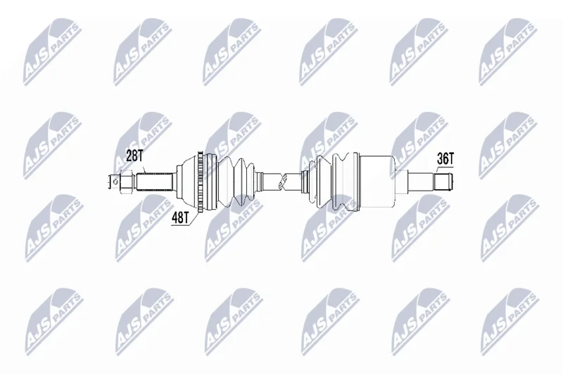 Hnací hriadeľ NTY NPW-FR-031