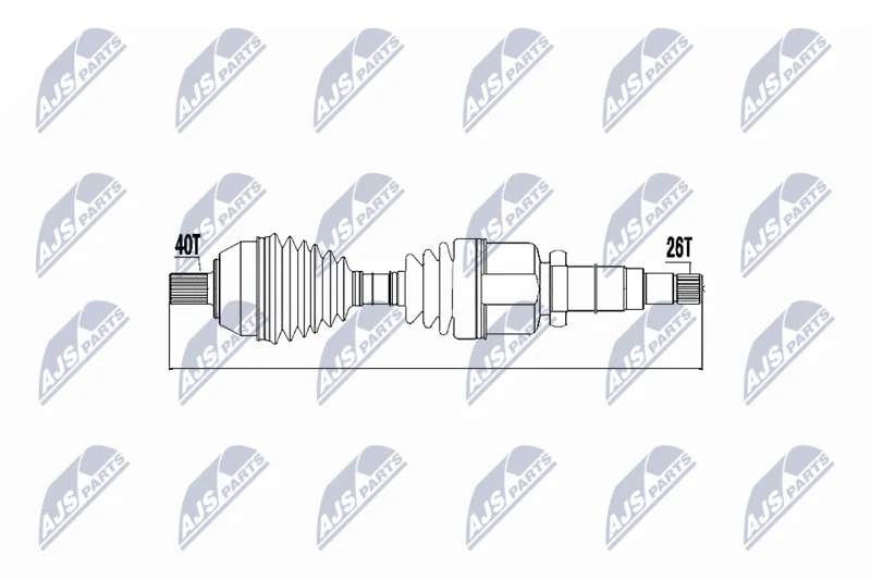 Hnací hriadeľ NTY NPW-FR-049