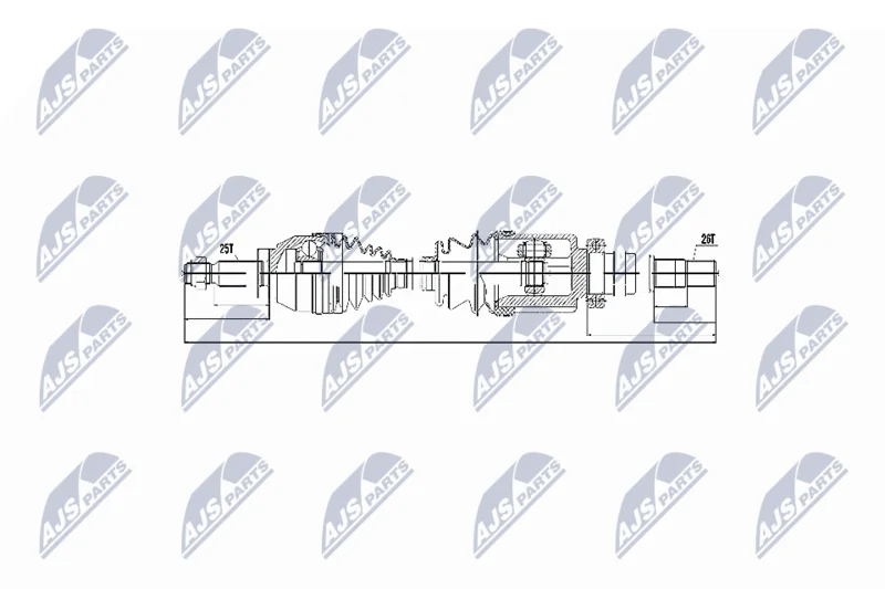 Drive Shaft NTY NPW-FR-054