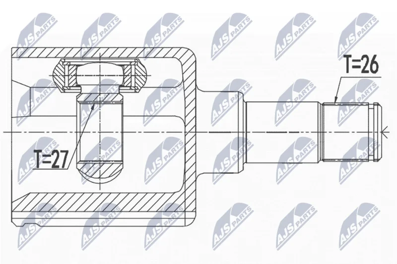 Joint Kit, drive shaft NTY NPW-FR-058