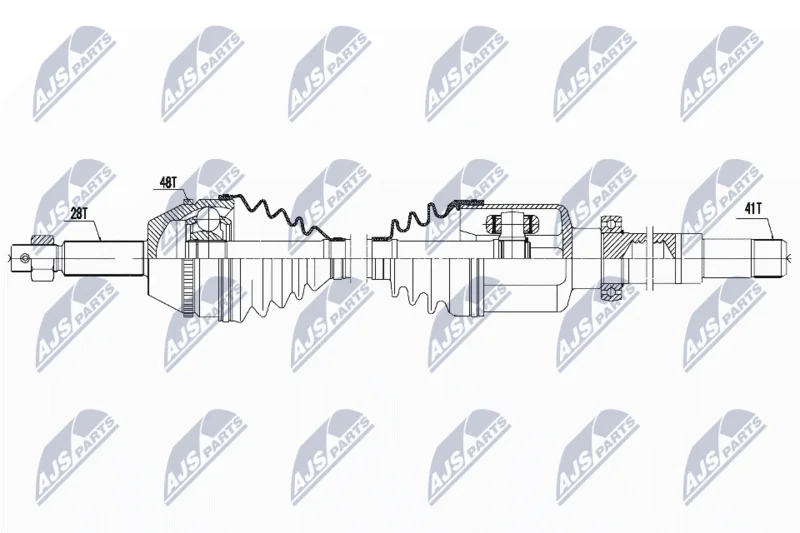 Hnací hriadeľ NTY NPW-FR-063