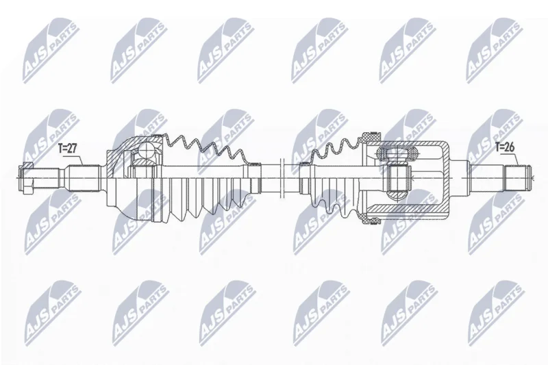 Drive Shaft NTY NPW-FR-101