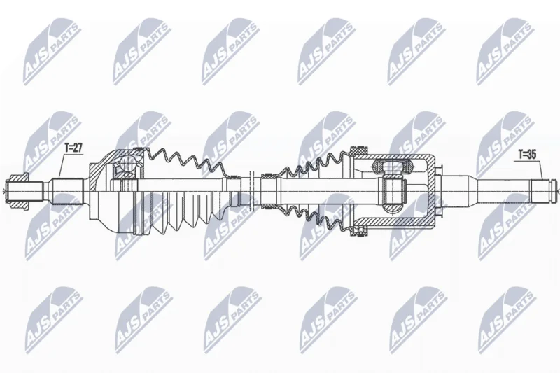 Drive Shaft NTY NPW-FR-133