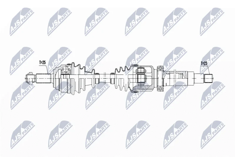 Drive Shaft NTY NPW-FR-168