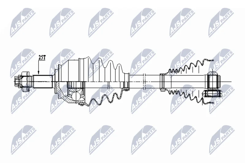 Drive Shaft NTY NPW-FT-033