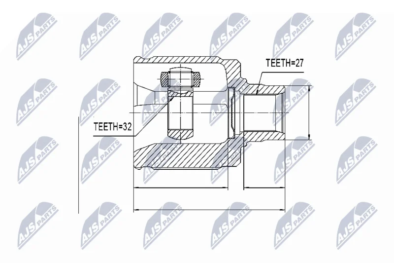 Joint Kit, drive shaft NTY NPW-HD-019