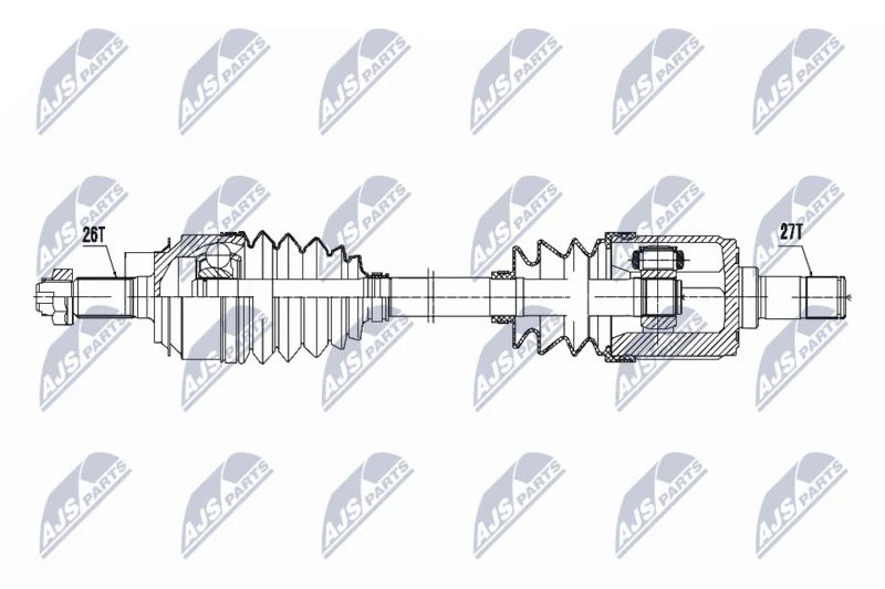 Drive Shaft NTY NPW-HD-050
